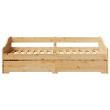 Daybed with Trundle without Mattress IRUN 90x200 cm 42000161