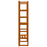 Garden Trellis Planter with Shelves Orange 60x30x140 cm Solid Firwood 314834