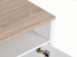 TV Stand Cabinet up to 50", Modern TV Unit with Storage, Open Shelves and Cable Management for T3398P329428
