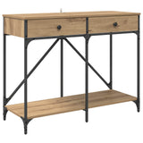 Console Table Artisan Oak 100 x 39 x 78.5 cm Engineered Wood 882807