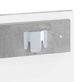 Wall-Mounted Headboard HOORN Concrete Grey Engineered Wood 897388