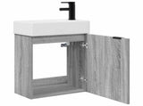 Bathroom Vanity Unit with Tap Grey Sonoma 45.5 x 22.5 x 84 cm 889438