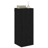 Wall Mounted Cabinet Black Oak 34.5 x 34 x 90 cm 882612