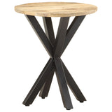 ZNTS Side Table 48x48x56 cm Solid Mango Wood 320656