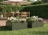 Garden Planter 2 pcs Olive Green 60 x 60 x 30 cm 8005057