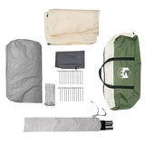 Tunnel Tent 5-Person Green and White 805 x 405 x 211 cm 42004041