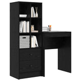 Desk Black Oak 105.5 x 34 x 127 cm 2 pcs 3337298