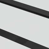 Sliding Door with Hardware Set Black 102x205 cm ESG Glass 3375929
