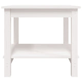 Coffee Table White 50x50x45 cm Solid Wood Pine 822278