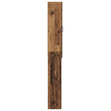 Toilet Cabinet HAARLEM Old Wood 66 x 25.5 x 190 cm 896923