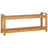 Bench 120 cm Solid Teak Wood 325276