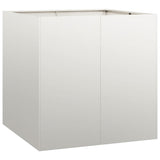 Planter 80x80x80 cm Stainless Steel 860784