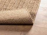Rug ZIZUR Beige 80x150 cm Jute Look Indoor and Outdoor 4010389