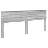 Bed Frame Grey Sonoma 200 x 200 cm Solid Pine Wood 3410560