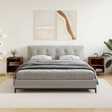 Bedside Cabinets 2 pcs Smoked Oak 40x30x50 cm Engineered Wood 826775