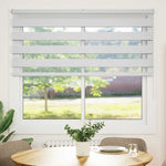 ZNTS Zebra Blind White 155x100 cm Fabric Width 150.9 cm Polyester 4014740