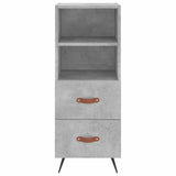 Highboard Concrete Grey 34.5x34x180 cm Engineered Wood 3198893
