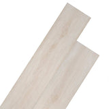 Self-adhesive PVC Flooring Planks 5.02m 2mm Oak Classic White 245172