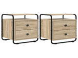Bedside Cabinet 2 pcs Sonoma Oak 40 x 36.5 x 50 cm 8007626
