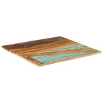 Square Table Top 70x70 cm 15-16 mm Solid Reclaimed Wood 286048