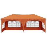 Pop-up Party Tent 575 x 288 x 245 cm Orange Oxford Fabric 42019899