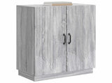Sideboard Grey Sonoma 66 x 34.5 x 87 cm Engineered Wood 895281