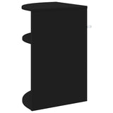 End Table Black 39.7 x 39.7 x 60 cm Engineered Wood 891131