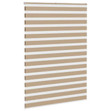 Zebra Blind Sand Brown 165x200 cm Fabric Width 160.9 cm Polyester 4014586