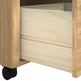 Kitchen Trolley FLORO Wax Brown 72.5 x 45 x 80 cm 42011251