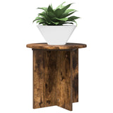 Plant Stand 2 pcs Smoked Oak 40 x 40 x 40 cm Engineered Wood 899731