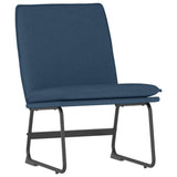 Lounge Chair Blue 52x75x76 cm Fabric 351319