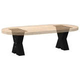 Coffee Table Legs X-Shaped 2 pcs Black 40x cm Steel 4012932
