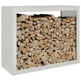 Firewood Rack 100x40x80 cm Stainless Steel 850979