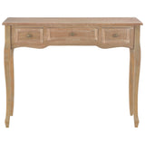 Dressing Console Table with 3 Drawers Brown 280047