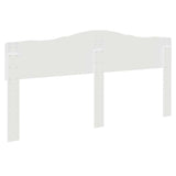 Headboard Gloss White Engineered wood 888621