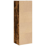 Bookcase Smoked Oak 40x30x114 cm Engineered Wood 857871