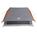 Family Tent with Roof Grey and Orange 315 x 286 x 200 cm 4100681