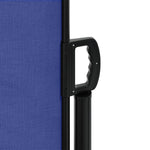 ZNTS Retractable Side Awning Blue 117x300 cm 4004281