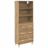 Highboard Artisan Oak 69.5 x 32.5 x 180 cm Engineered Wood 3416034