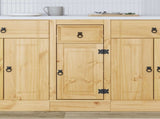 Cabinet SKI Honey Brown 40 x 46 x 81.5 cm Solid Pine Wood 42007561