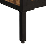 Sideboard 105x35x70 cm Solid Rough Wood Mango 374079