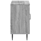 Bathroom Sink Cabinet HAARLEM Grey Sonoma 59.5 x 31.5x 59 cm 896791