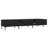 TV Cabinet Black 150x36x30 cm Engineered Wood 829157