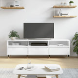 TV Cabinet White 150x30x44.5 cm Engineered Wood 831260
