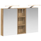 Bathroom Cabinet Set 3 pcs 80 x 10.5 x 50 cm Engineered wood 3403663