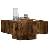 Coffee Table Smoked Oak 60x60x31.5 cm Engineered Wood 815837