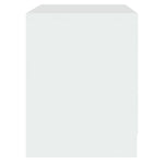 Bedside Cabinets 2 pcs White 45x34.5x44.5 cm Engineered Wood 809846