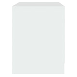 Bedside Cabinet White 45x34.5x44.5 cm Engineered Wood 809845