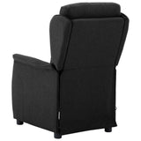Massage Chair with Cushion Black 93.5 x 67.5 x 101.5 cm Fabric 348351