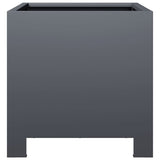 Garden Planters 2 pcs Anthracite 30x30x30 cm Steel 851190